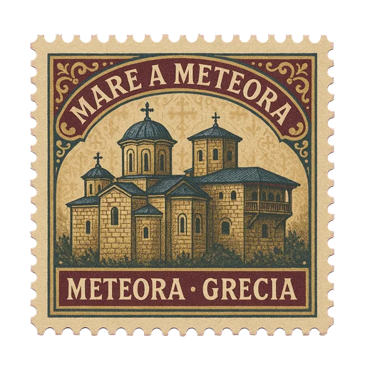 Ilustrație: Mănăstirea Mare a Meteora