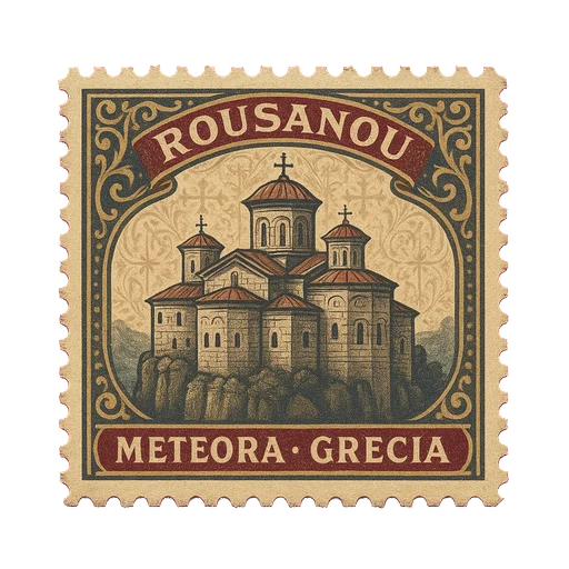 Ilustrație: Mănăstirea Rousanou