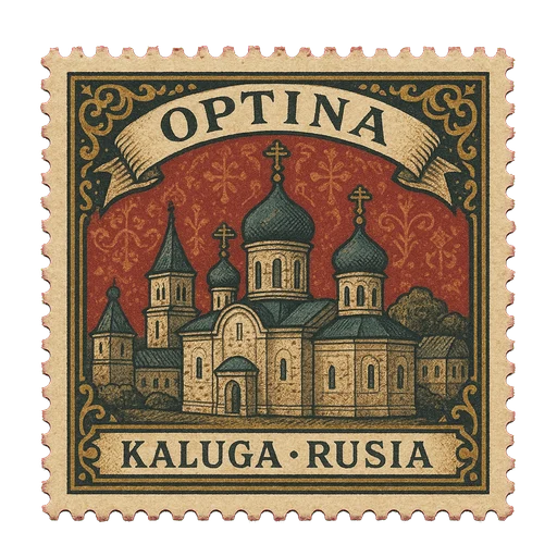 Ilustrație: Mănăstirea Optina
