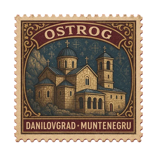Ilustrație: Mănăstirea Ostrog