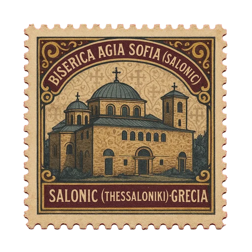 Ilustrație: Biserica Agia Sofia (Salonic)