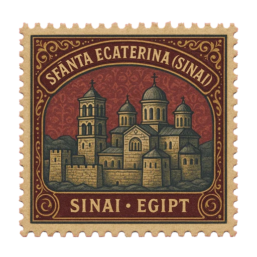 Ilustrație: Mănăstirea Sfânta Ecaterina (Sinai)
