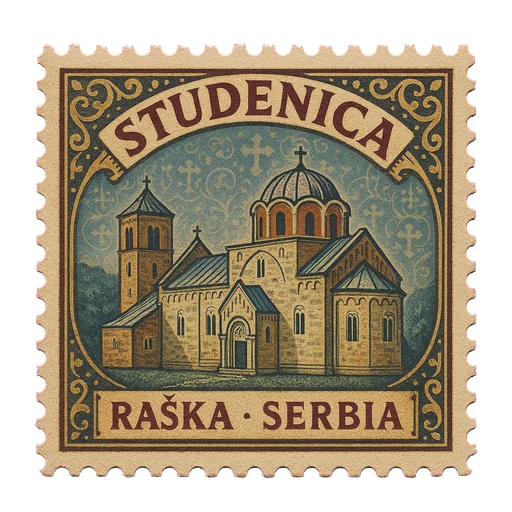 Ilustrație: Mănăstirea Studenica