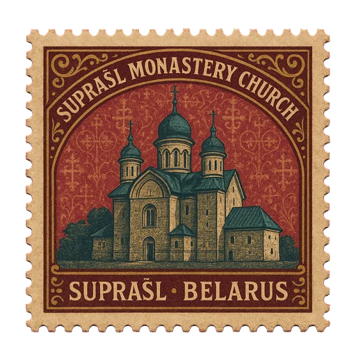 Ilustrație: Mănăstirea Supraśl (Belarus)