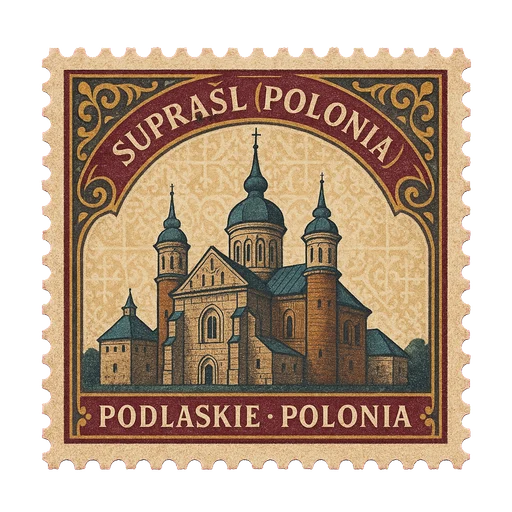 Ilustrație: Mănăstirea Supraśl (Polonia)