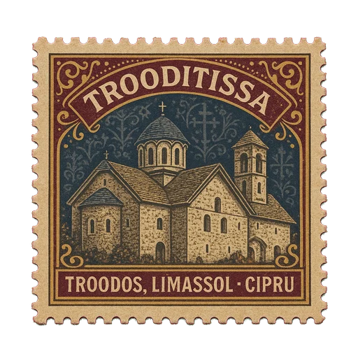 Ilustrație: Mănăstirea Trooditissa