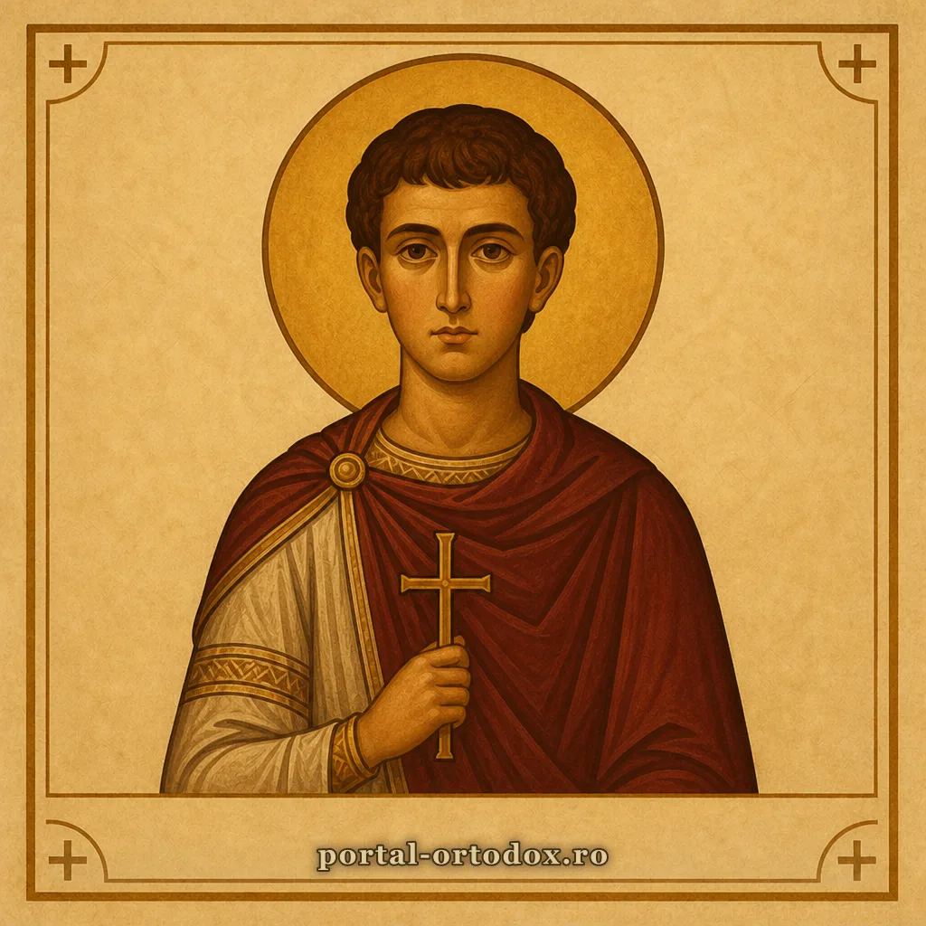 Portret ilustrat pentru Sf. Mc. Emilian de la Durostor