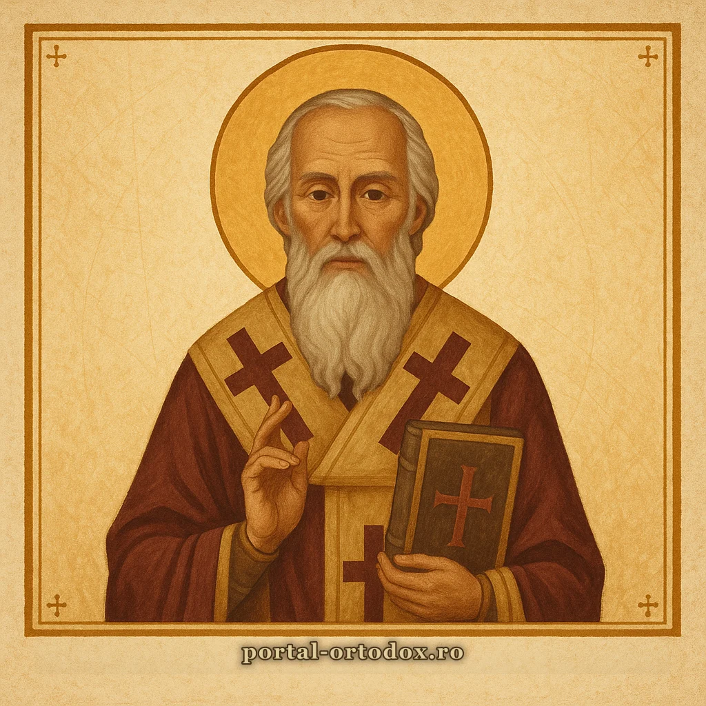 Portret ilustrat pentru Sf. Sfințit Mc. Haralambie