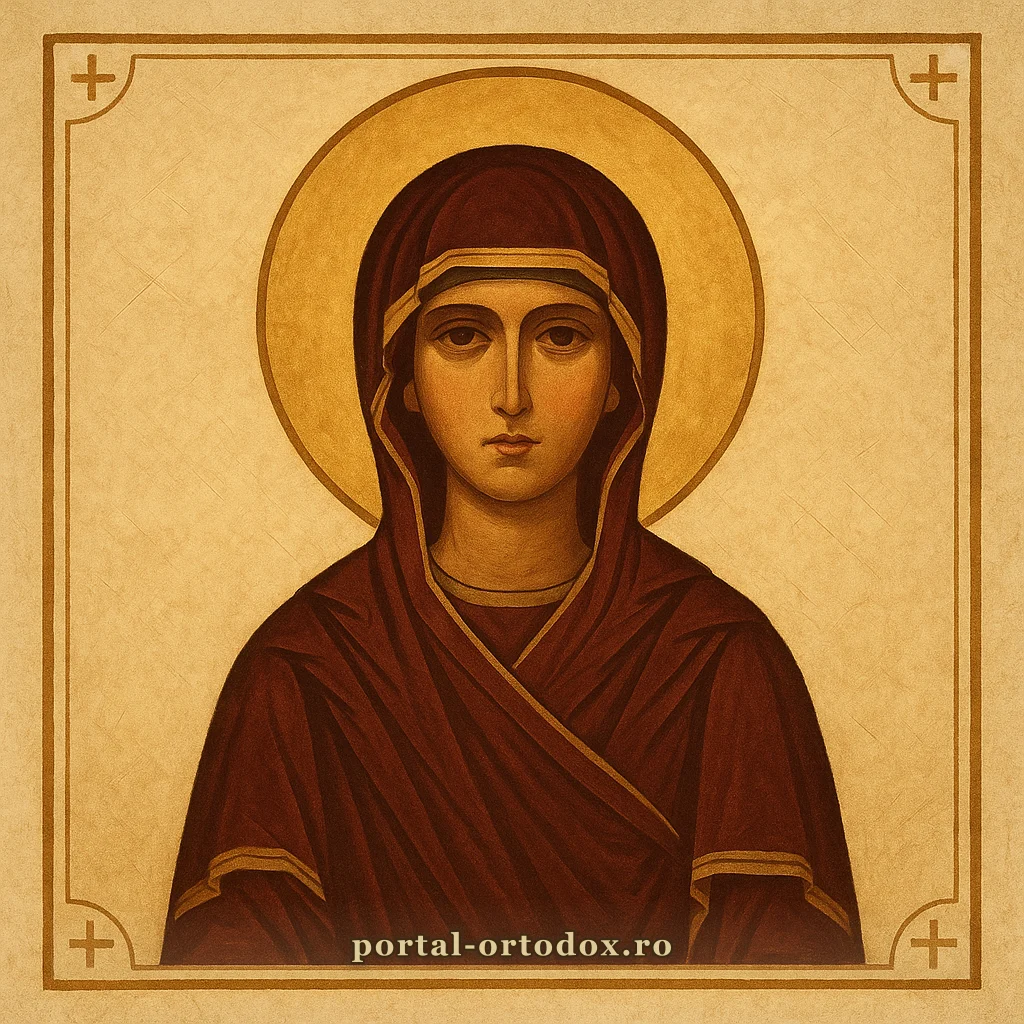 Portret ilustrat pentru Maica Domnului