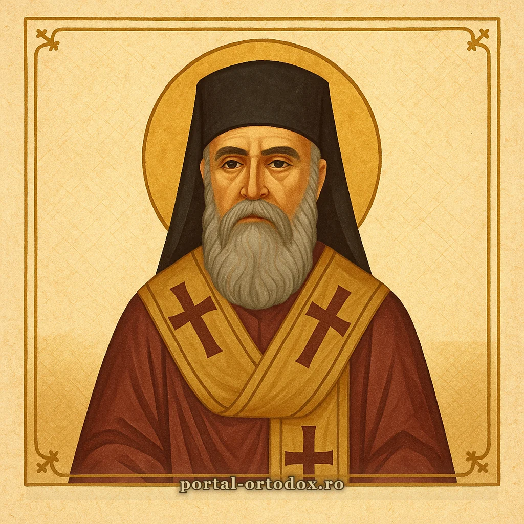 Portret ilustrat pentru Sfântul Ierarh Nectarie de la Eghina