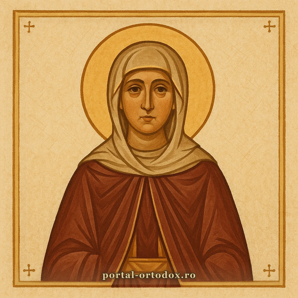Portret ilustrat pentru Sf. Mc. Sofia și fiicele sale Pistis, Elpis și Agapis
